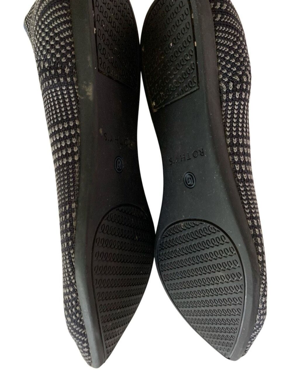 Rothy's Glen Plaid Pointed Retired flats women's size 7.5 - Picture 5 of 6